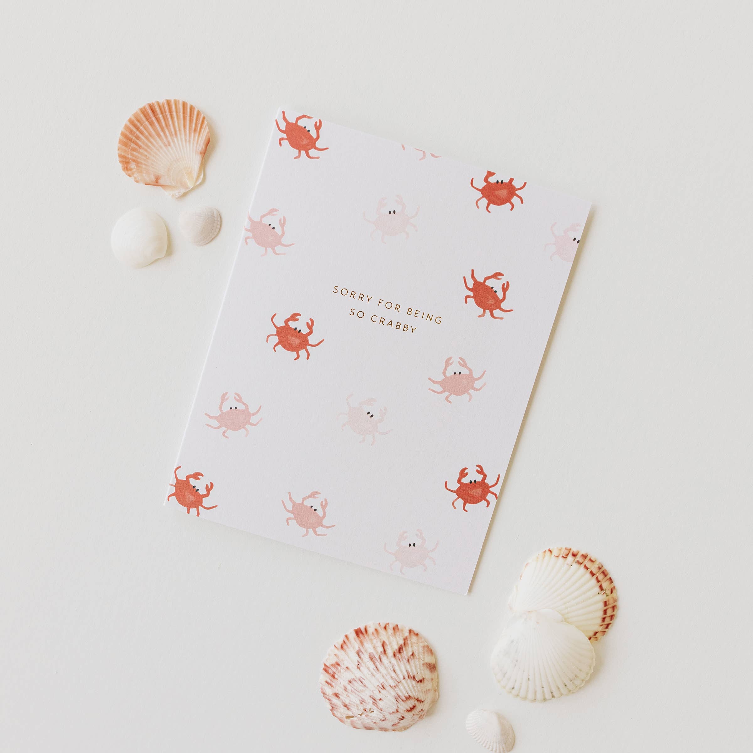 Ramona & Ruth – wholesale Förlåt-kort – Ledsen krabba kort1