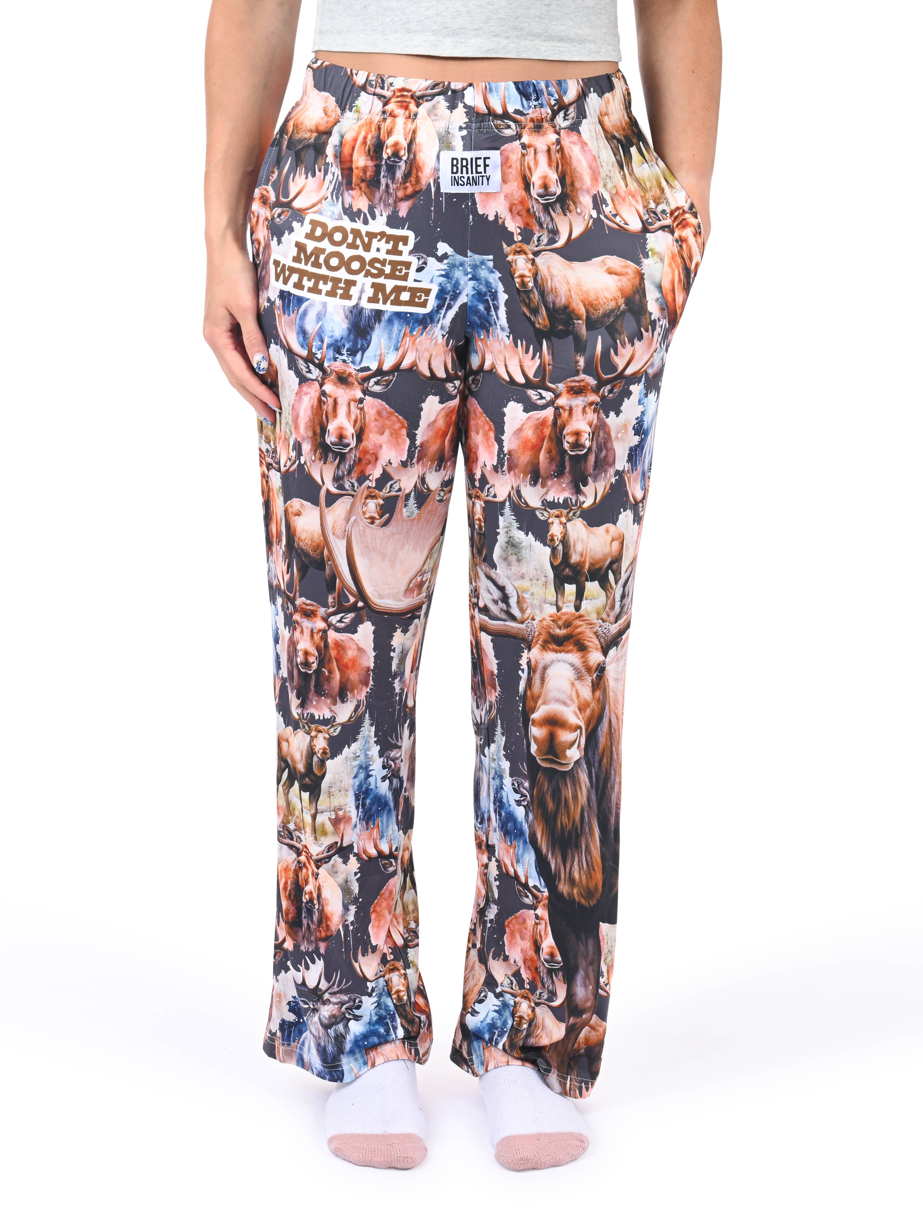 BRIEF INSANITY - Vendita all'ingrosso Pantaloni del pigiama - Unisex - Pantaloni da salotto Don't Moose With Me2