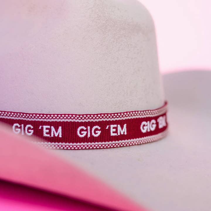 Sweet Caroline Collective - Vente Accessoire pour chapeau – femme - Bracelet Gig'em Hat0