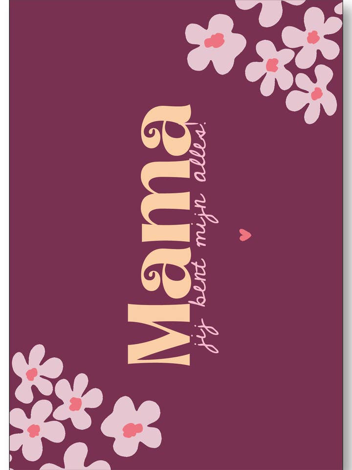 Maman, tu es la plus gentille | Occasions spéciales '25 pour la vente par Streepjes Designs