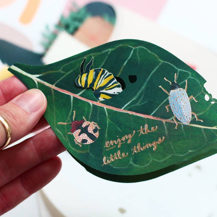 UWP Luxe - Wholesale Encouragement Card - Caterpillar Pop-Up Card2