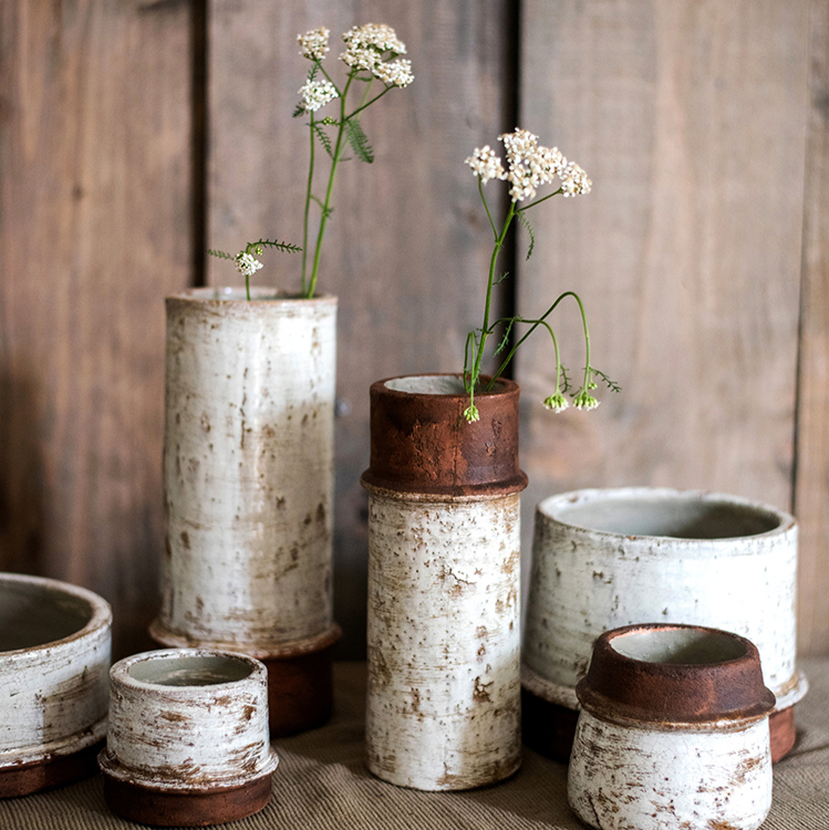 Rustic Reach - Wholesale Vase - Restoration Ceramic Planter Vase1