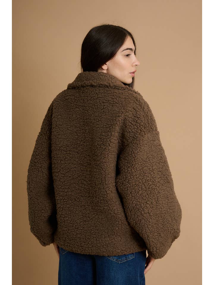 AMELÉ - Vendita all'ingrosso Pelliccia/Pelliccia sintetica - Donna - Cappotto teddy corto4