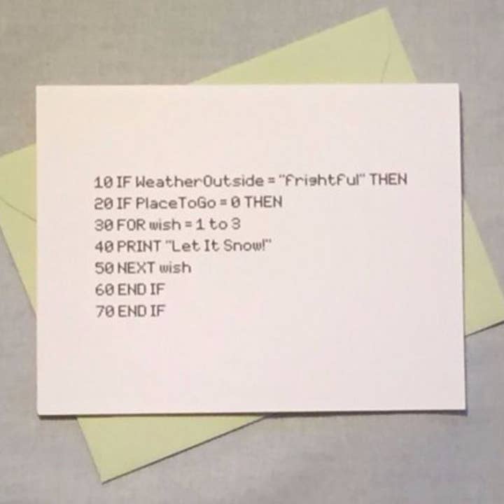 Deixe nevar, basicamente, incrível placa de programação de computador por atacado de theBird+theBeard