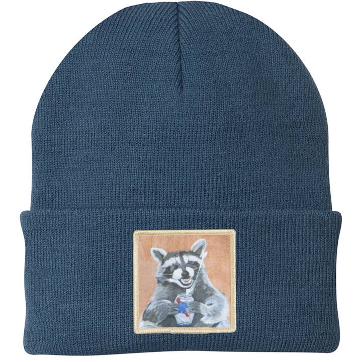 FLYN - Wholesale Beanie - Unisex - Beer Bandit Raccoon Beanie1