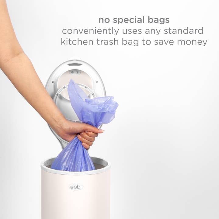 Ubbi - Wholesale Diaper Caddy - Baby - Ivory Diaper Pail
