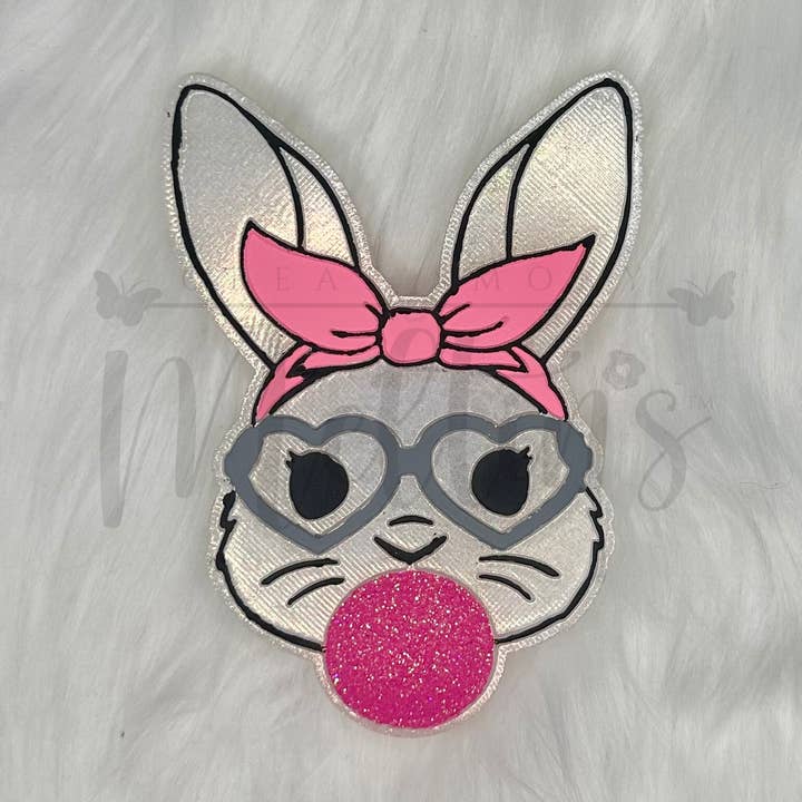 Bubblegum Bunny Car Freshie for wholesale by Great Smoky Meltin’s, LLC