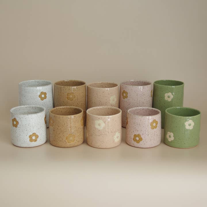 Lilas Clayground - Wholesale Coffee Mug - Daisy cups (Two sizes Available)5