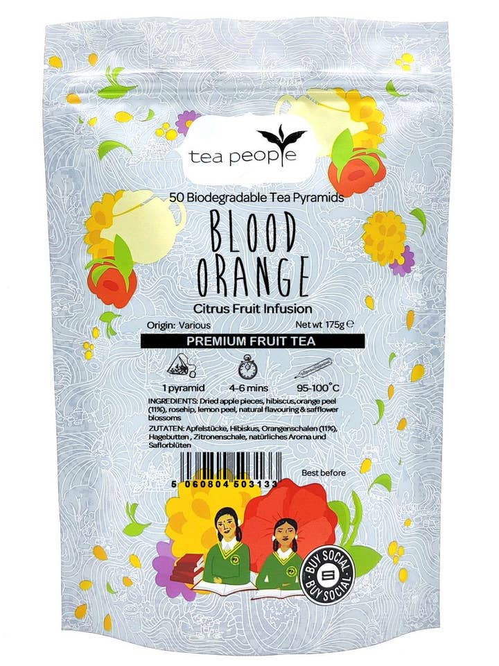 Orange sanguine - 50 Pyramid Retail Pack pour la vente par Tea People