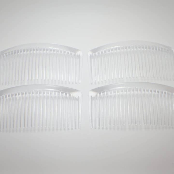 Topkids Accessories - Wholesale Hair clip – Women’s - Set Of 4 Hair Comb Slides For Women, Ladies, Girls French Side Combs Strong Hold Hair Clips Clip Hair Slide for Thick and Fine Hair3