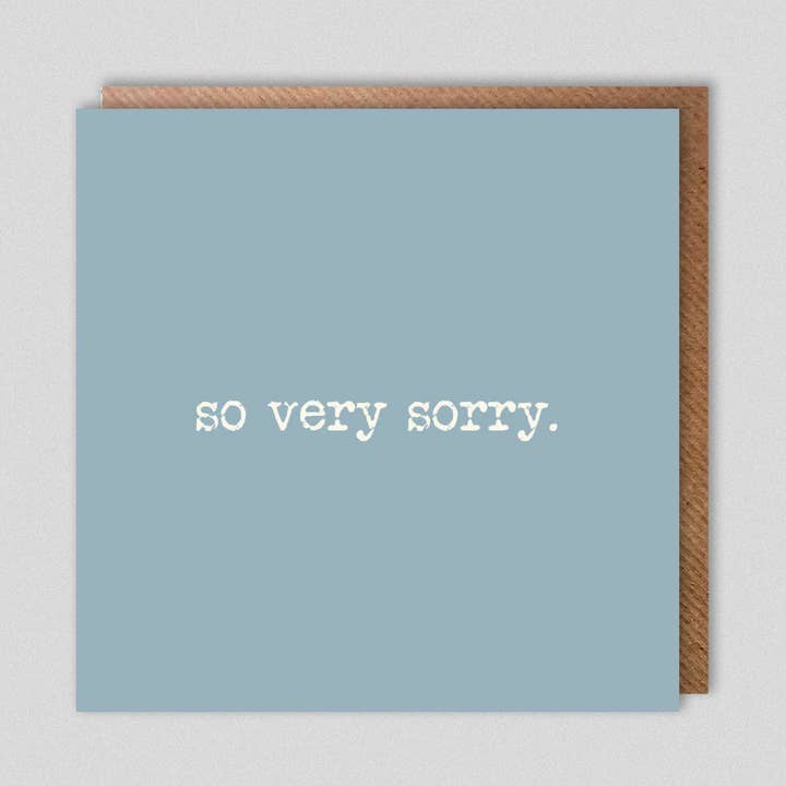 so very sorry. for wholesale by Dolly & Doug