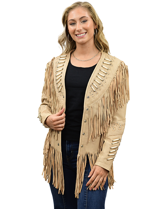 Liberty Wear Apparel - Wholesale Leather Jacket - Women's - 9721 - AS SEEN ON LAINEY WILSON Ladies Leather Jacket0