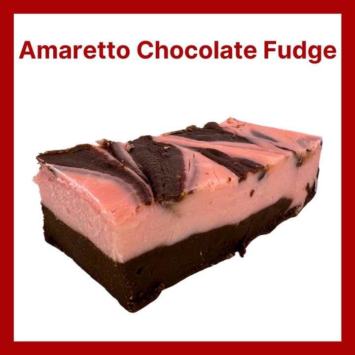 Nick's Wicked Tasty Fudge LLC - Wholesale Fudge - Amaretto Chocolate Fudge (6 lb Slab)