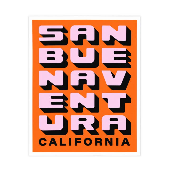 Kamin Tersieff - Wholesale Poster - San Buenaventura California Poster - Surf Spot - Beach Print0