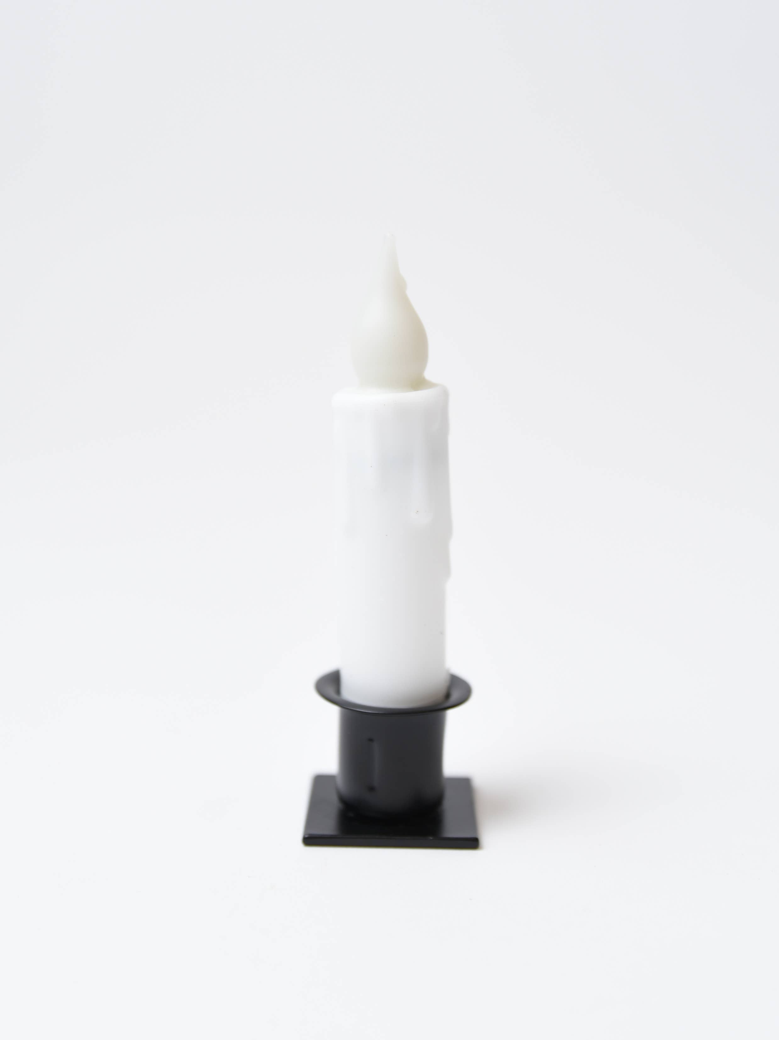 LMS Wholesale – wholesale Flameless candle – White Battery Operated LED Timer Taper Candle1