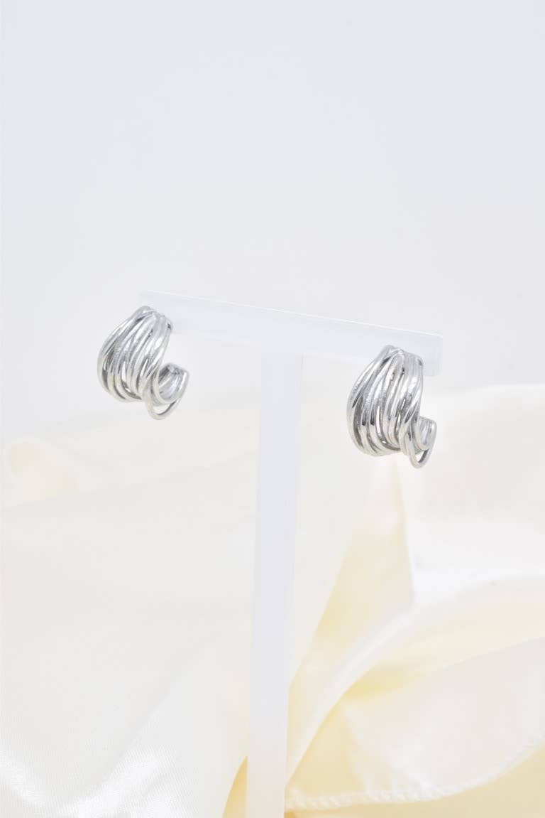 Kapyco - Wholesale Hoop Earrings - stainless steel creole earrings -BO1003063