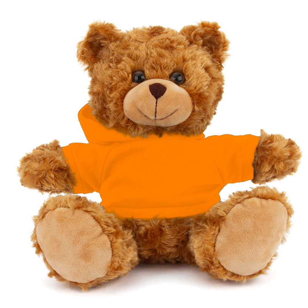 Plushland – wholesale Stuffed/plush toy – Kids & baby – 11" Personalized Teddy Bear in Hoodie | Custom Sitting Bear8