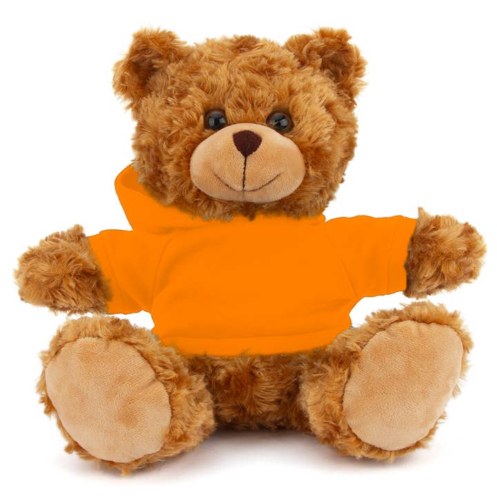 Plushland - Venta al por mayor Peluche - Niños y bebés - Oso de peluche personalizado de 11" con sudadera | Oso sentado personalizado8
