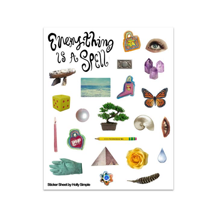 Holly Simple - Wholesale Notebook - Everything is a Spell Holographic Notebook + Sticker Set4