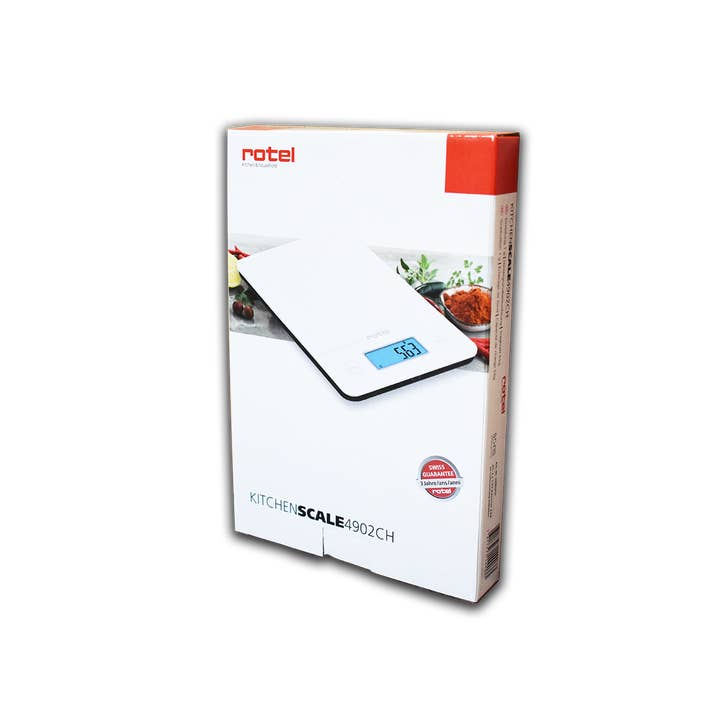 Zenker - Wholesale Kitchen Appliance - White electronic kitchen scale with touch screen Rotel4
