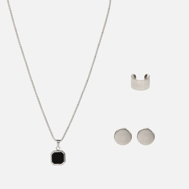 Conjunto Pronto para Todos os Dias em Prata por atacado de Aiori