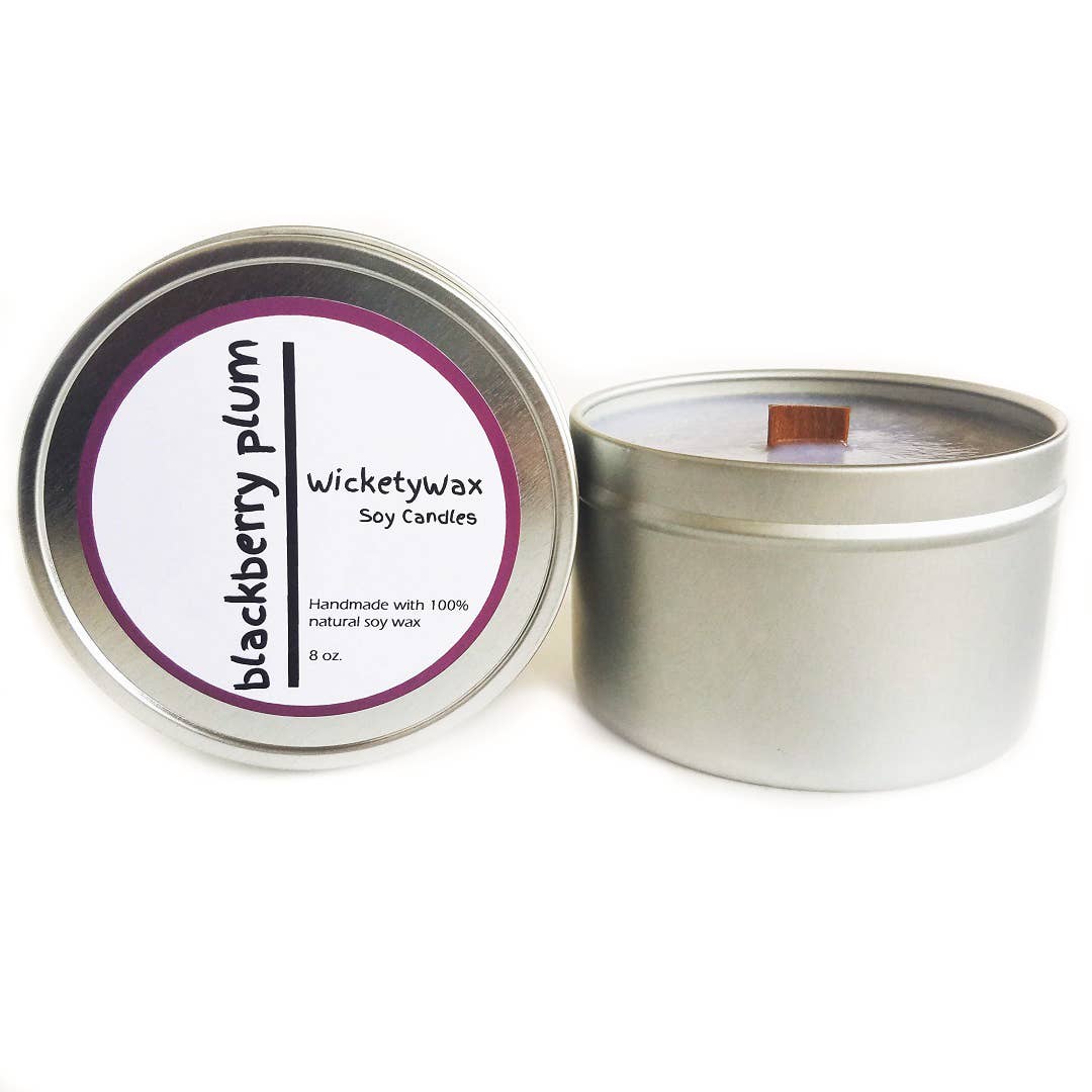 Clear 6-Ounce Worthy Promo NCAA Florida State Seminoles Vanilla 6 oz Soy Wax Candle with Quietly Crackling Wood Wick