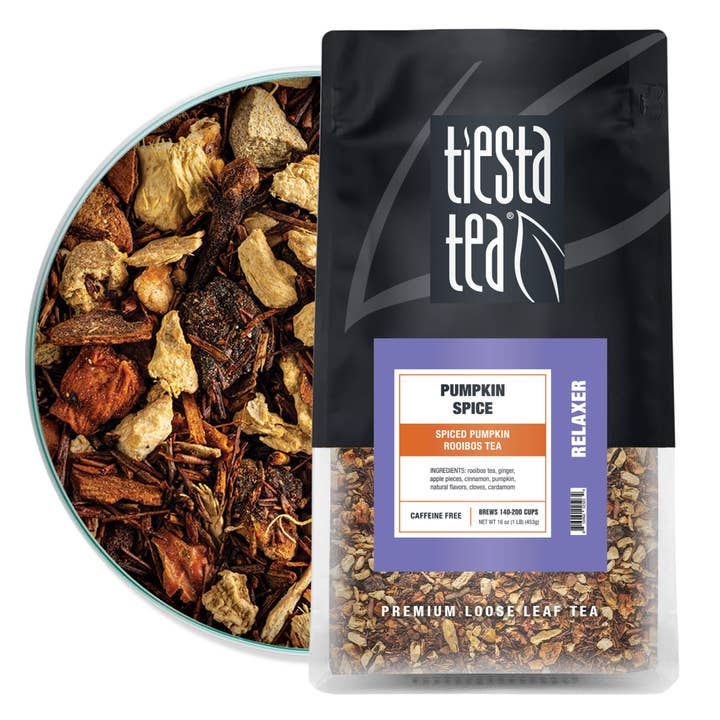 Tiesta Tea Company (loose leaf teas & accessories) - Wholesale Loose Tea - Pumpkin Spice Tea | Spiced Pumpkin Rooibos Loose Leaf8