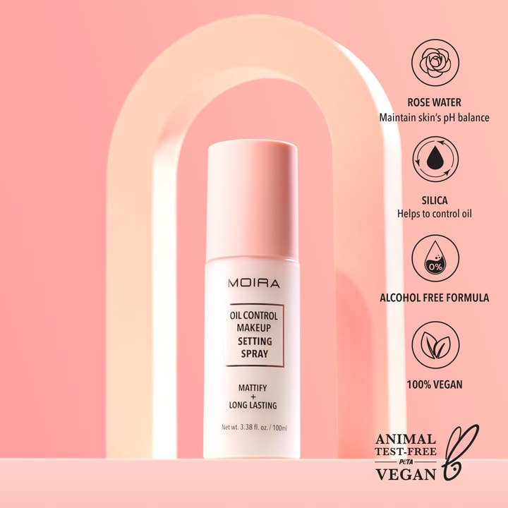 Moira Cosmetics - Wholesale Makeup Setting Spray/Powder - Oil Control Makeup Setting Spray1