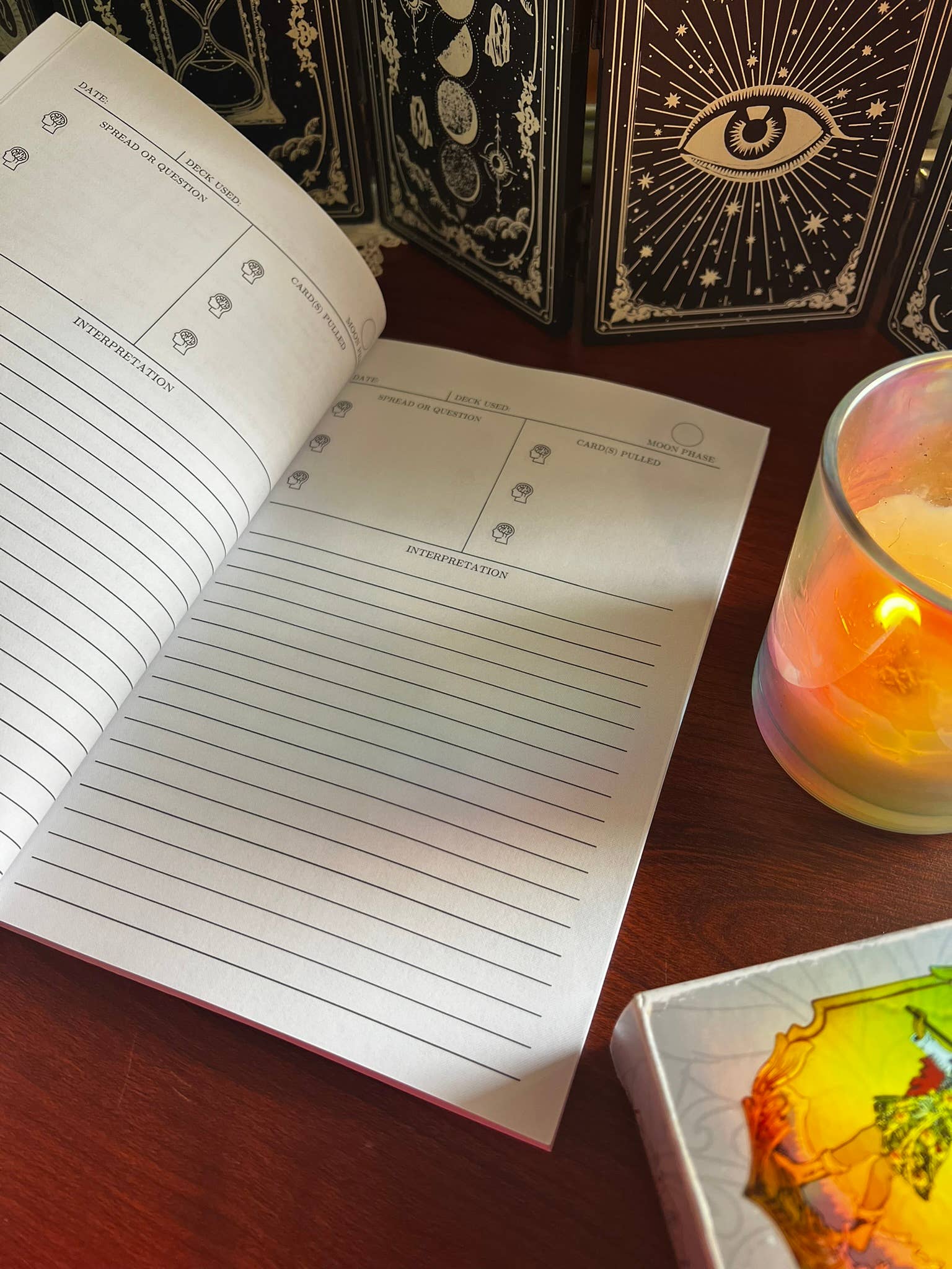 Leah Jones Marcus - Vente Journal intime - Sortez de votre tête : Journal de Tarot4