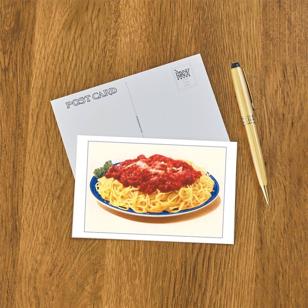 Found Image Press - Wholesale Postcard - Postcard FO-24 Spaghetti Bolognese1