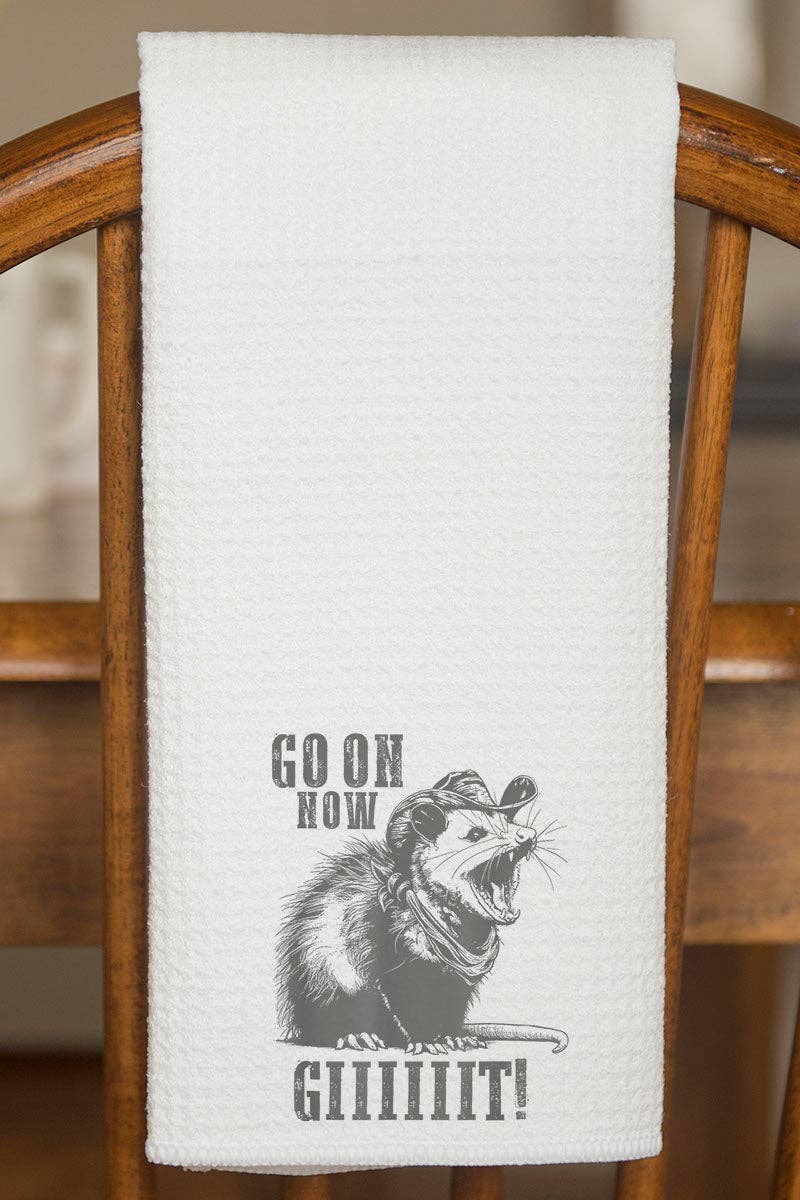 Wholesale Accessory Market - Wholesale Tea Towel - Go On Git Waffle Kitchen Towel0