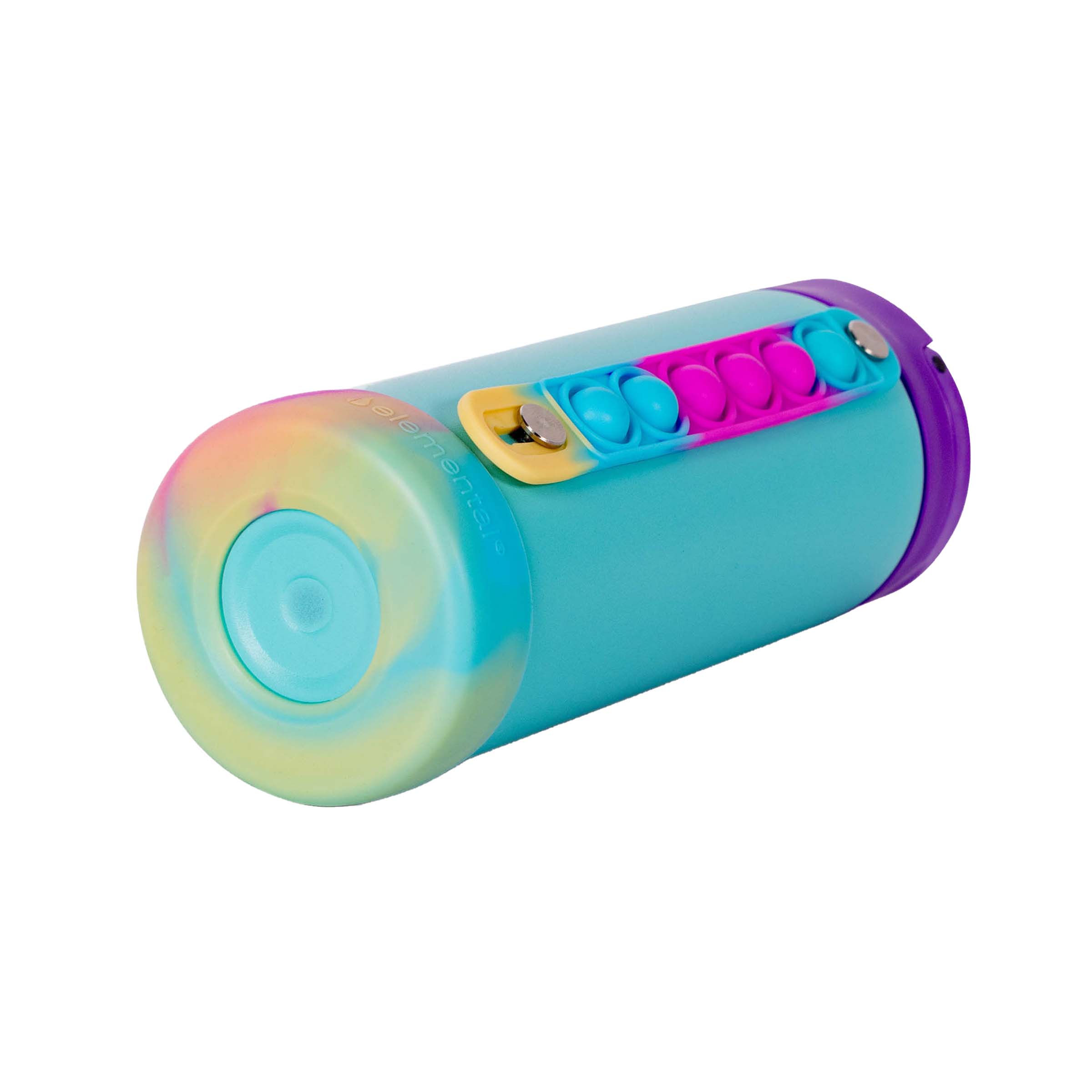Elemental - Vendita all'ingrosso Borracce - Borraccia Iconic Insulated Pop Fidget con Cinturino 14oz - Blu Tie Dye3