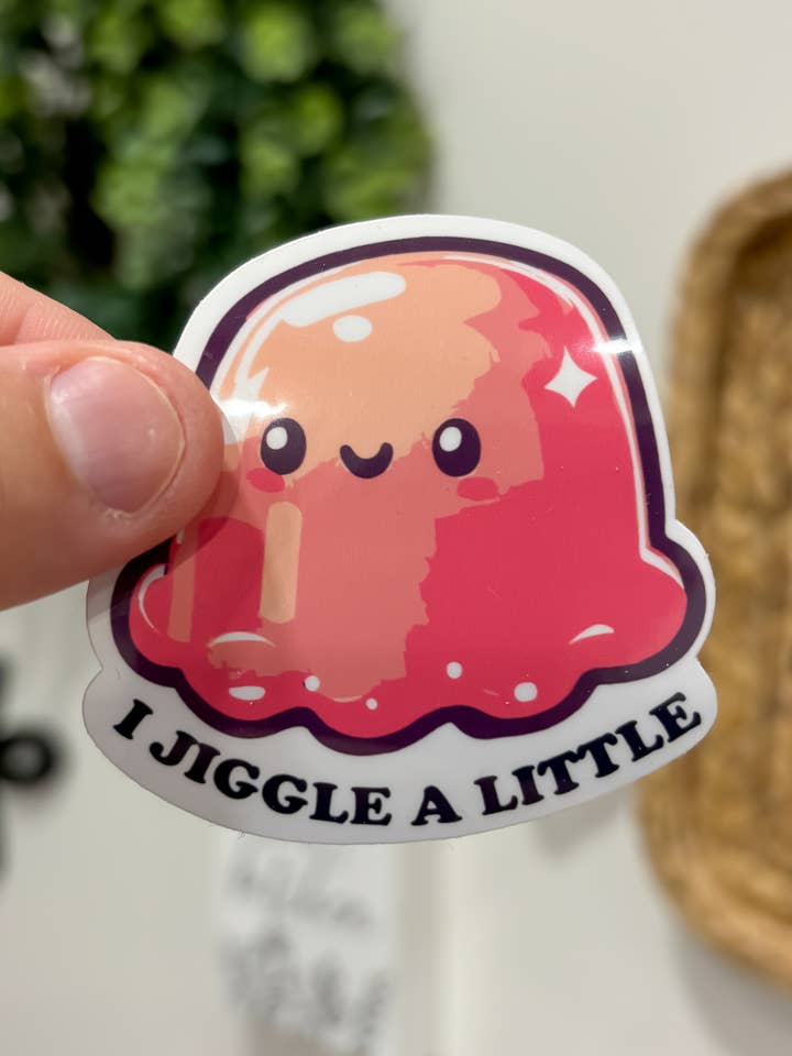 Eu balanço um pouco, adesivo fofo por atacado de Create Happy