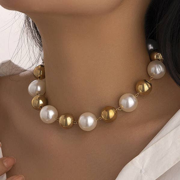 Chains Geometric Choker Necklace Necklaces Accessories for wholesale by UZ Wholesale Store