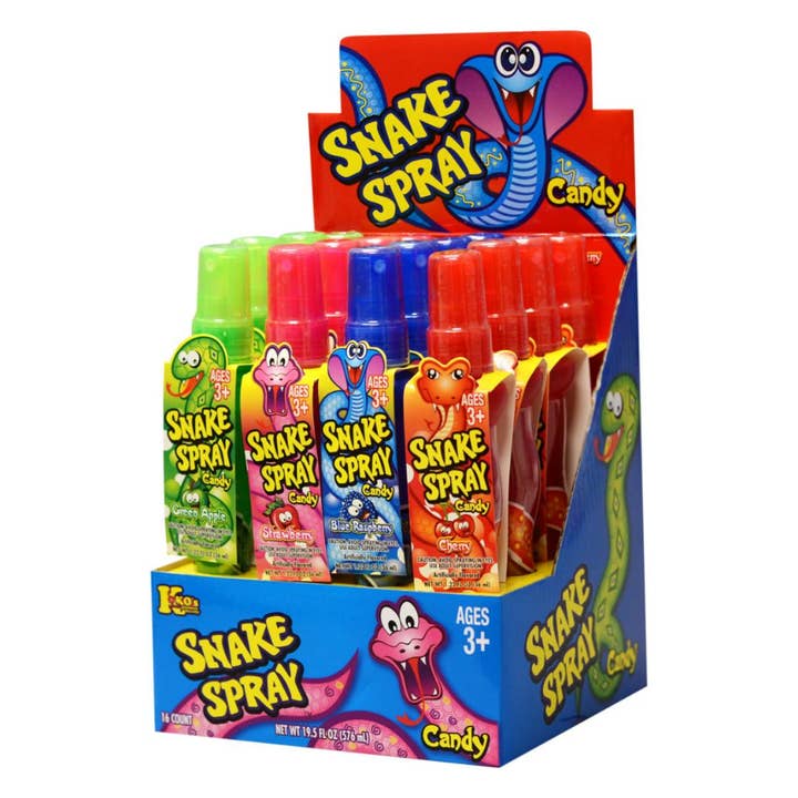 I Got Your Candy - Wholesale Boiled sweets - Koko's Snake Spray Candy 36ml - 12ct3