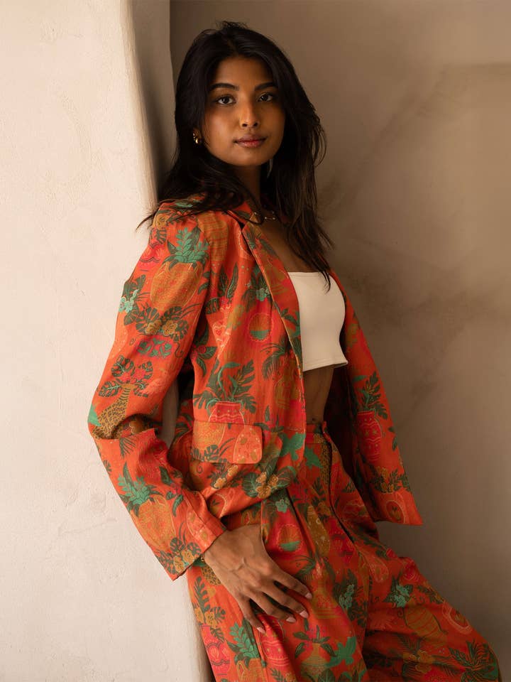 Sun & Sanctuary - Wholesale Blazer - Women's - Valparaiso Blazer in Vases4