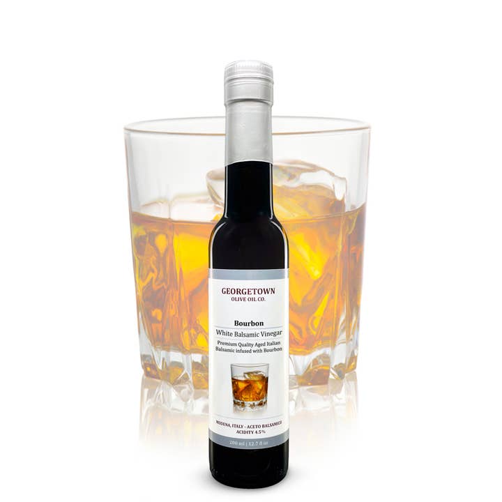 Bourbon White Balsamic Vinegar 200ml for wholesale by Georgetown Olive Oil Co.
