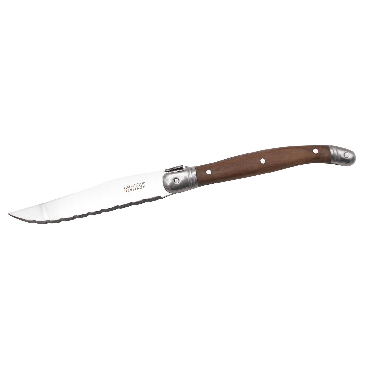 LAGUIOLE HERITAGE - Wholesale Table Knife - Laguiole Heritage Walnut Wood Steak Knife Set of 61