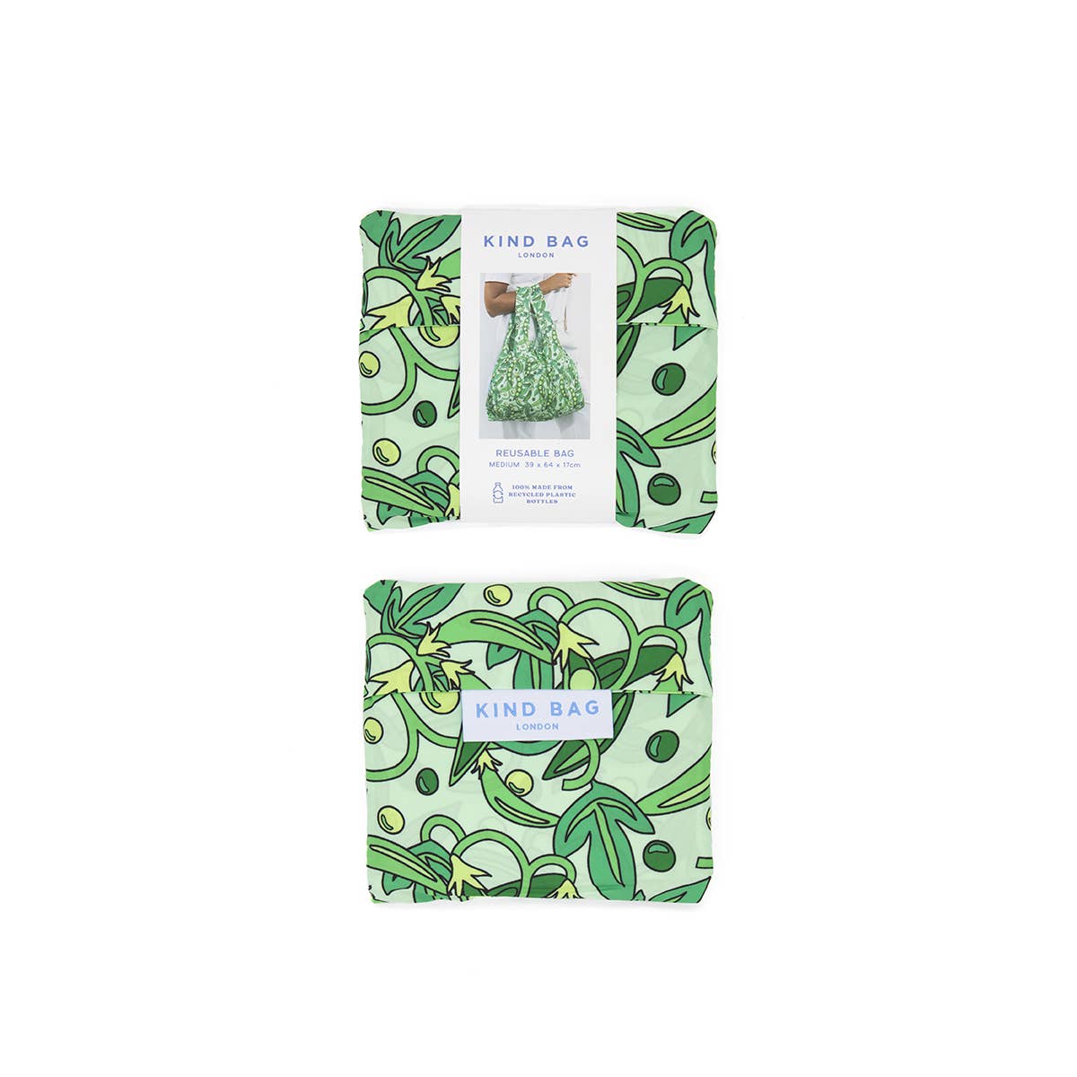 Until Pty Ltd - Wholesale Grocery/shopping bag - Kind Bag Reusable Bag Medium Peas3