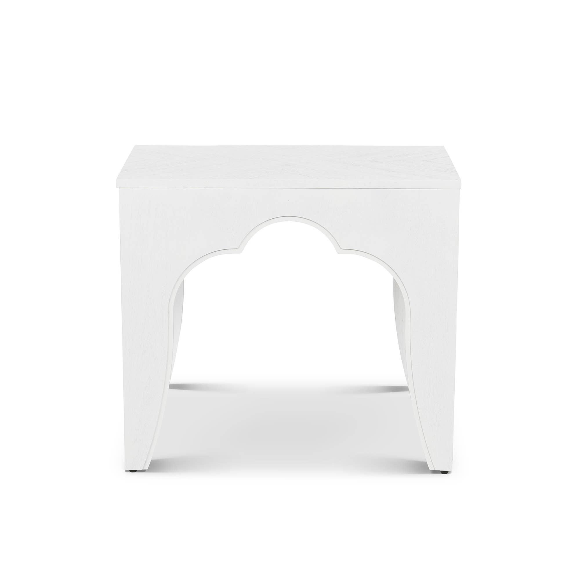 Park Hill Collection - Wholesale Side Table - Island Manor End Table, Whitewash1