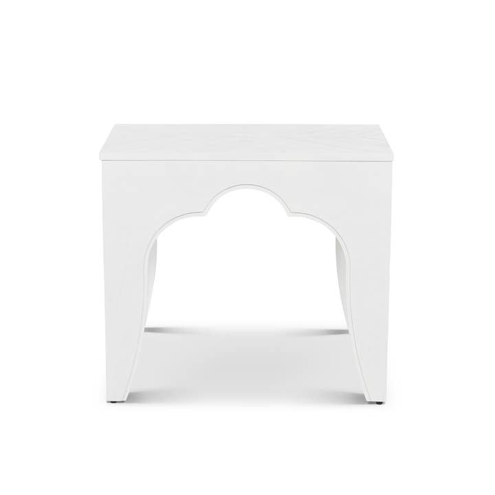 Park Hill Collection - Wholesale Side Table - Island Manor End Table, Whitewash1