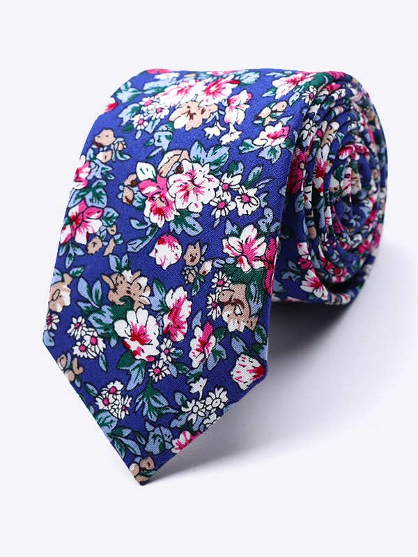 Liberty Blue Tie No. 10 Men's Cotton "Gaspard" for wholesale by Unipap's