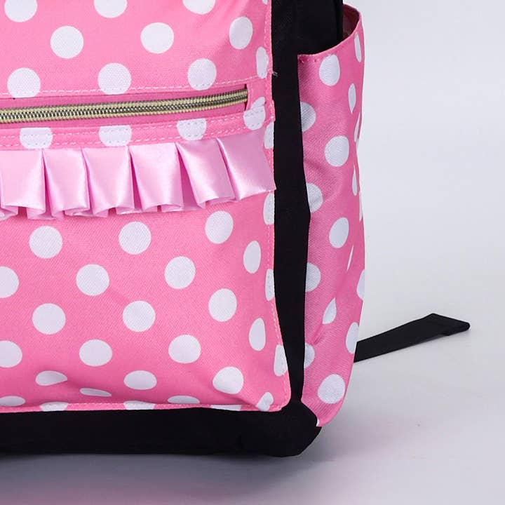 sassy kids palace – wholesale Ryggsäck - Barn – Polka Dots tryckta karaktärsryggsäckar1