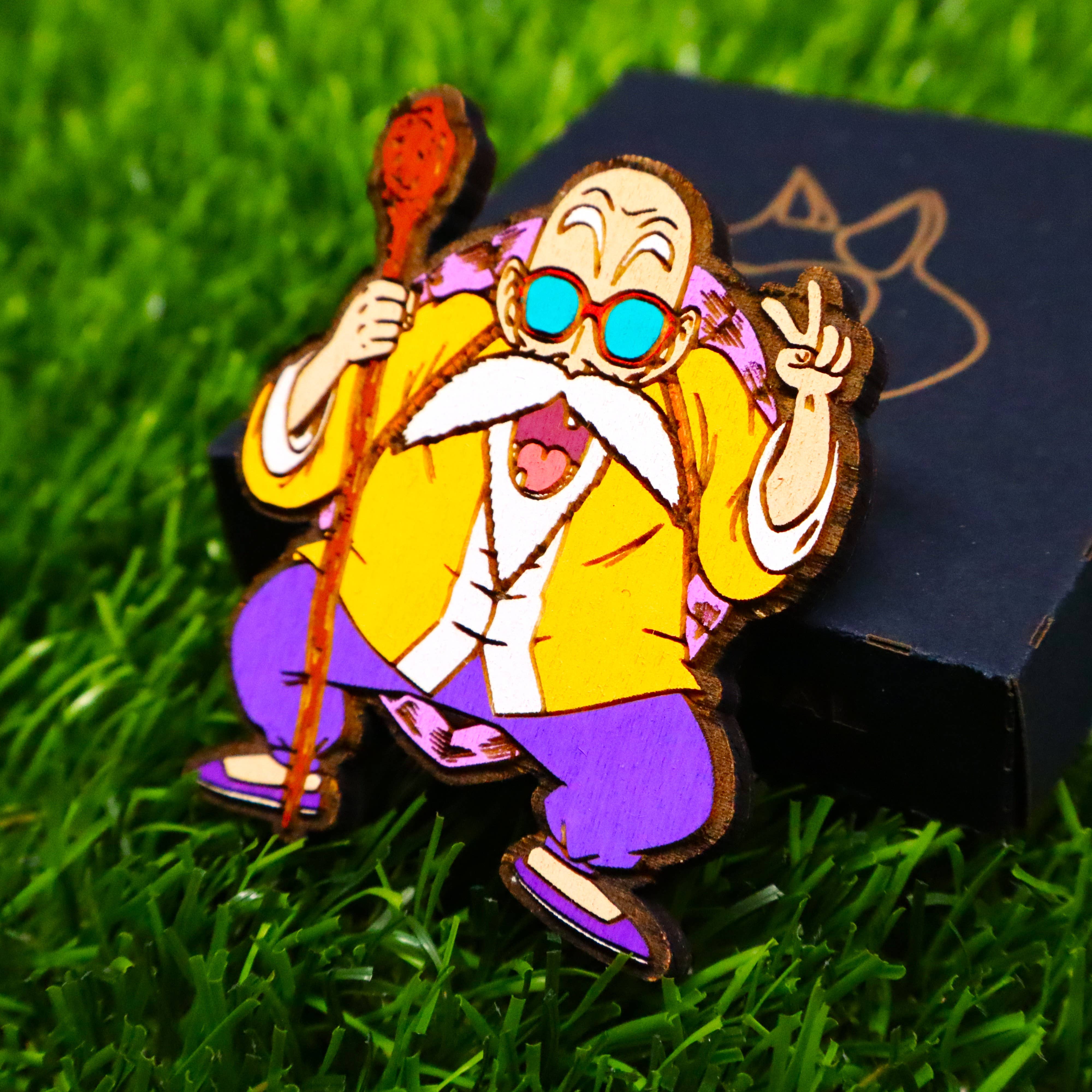 Herbs&Belles - Wholesale Magnet - Master Roshi Magnet – Dragon Ball Anime Unique Collectible1