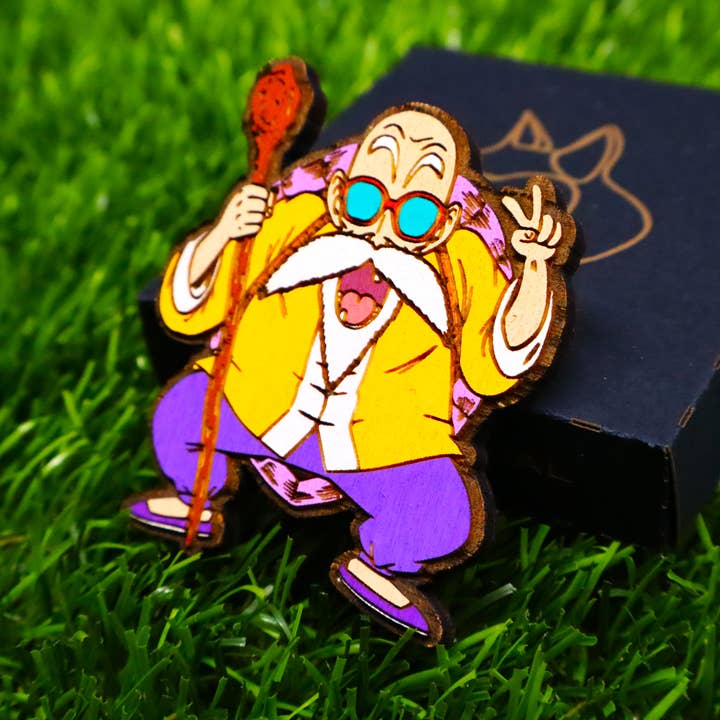 Herbs&Belles - Wholesale Magnet - Master Roshi Magnet – Dragon Ball Anime Unique Collectible1