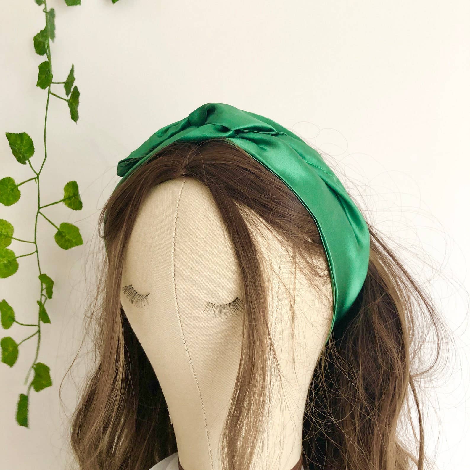 Mustard Monday - Wholesale Fashion Headband - Women's - Light Denim Cotton Wire Headband, Wide headband 4