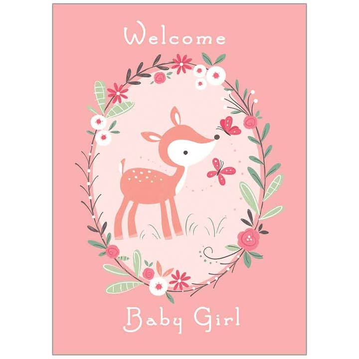 Pink Doe - Faith Baby Girl Card for wholesale by Legacy