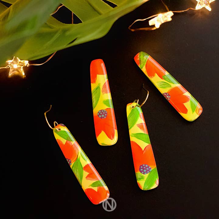 Sommer-Statement-Ohrringe - Handgefertigt auf Bestellung für den Großhandel von Naoi
