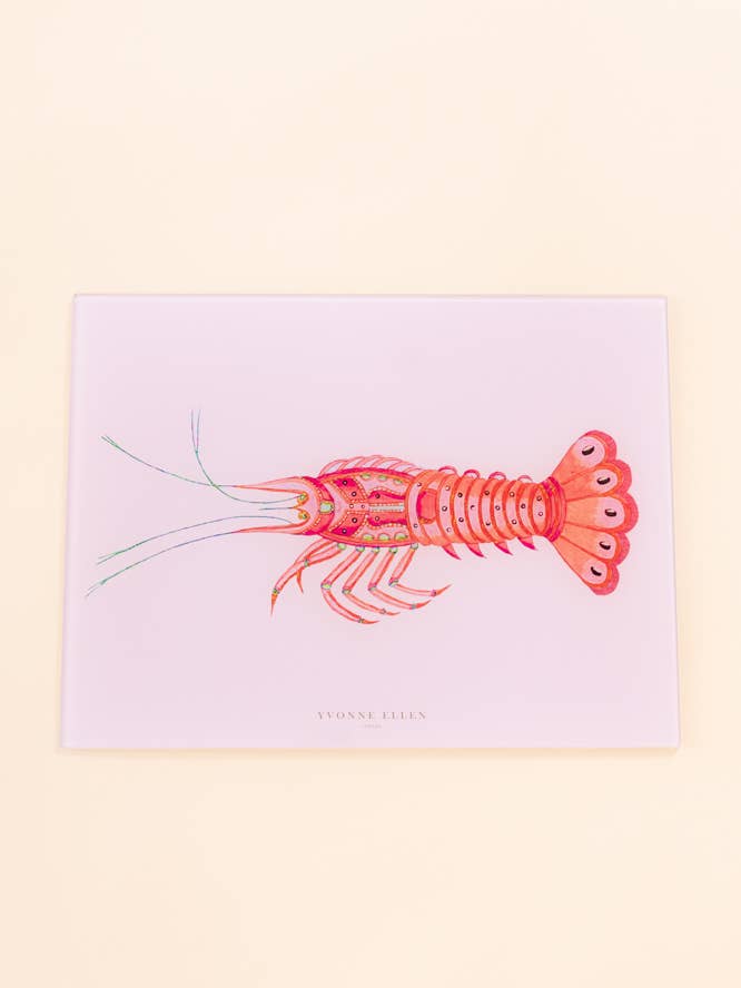 Yvonne Ellen Lobster Glass Worktop Saver for wholesale by Yvonne Ellen