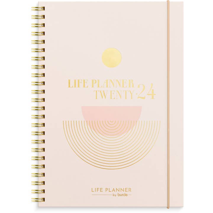 Burde Publishing AB - Wholesale Planner - Calendar 2024 Life Planner Pink A5